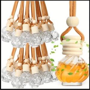 Hanging Glass Car Essential Oil Diffuser 5 pack